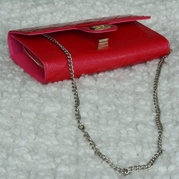 NWOT Hot Pink Clutch Purse - Picture 6 of 7